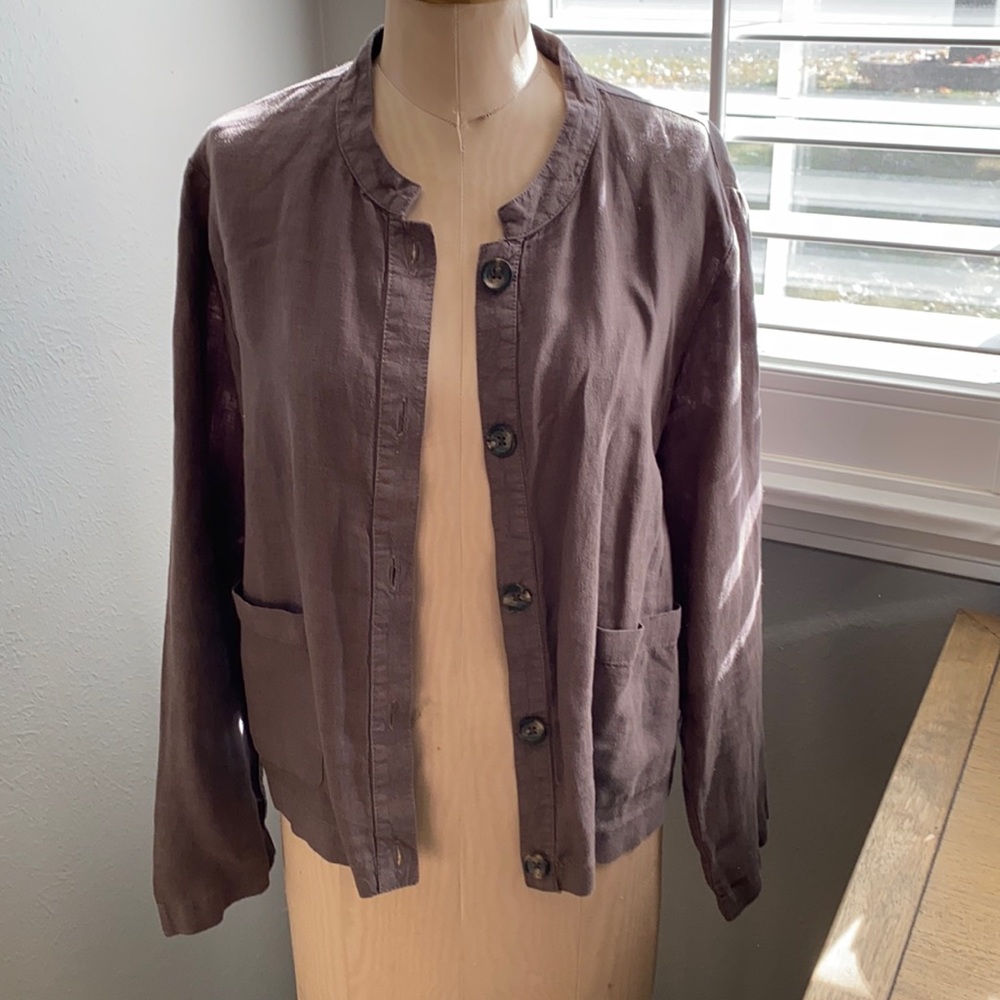 Light weight linen jacket